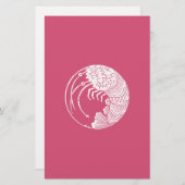 Languste Briefpapier (Vorne/Hinten)