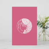 Languste Briefpapier (Stehend Vorderseite)