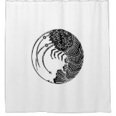 Languste Duschvorhang (Vorderseite)