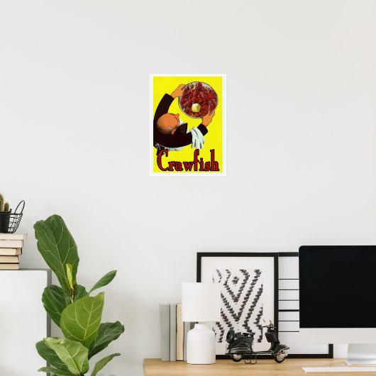 Languste: gekochte Platter Poster (Heimbüro)