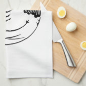 Languste Geschirrtuch (Viertel Falte)