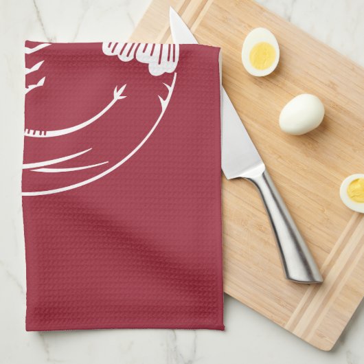 Languste Handtuch (Viertel Falte)