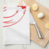 Languste Küchentuch (Viertel Falte)