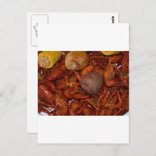 Languste Postkarte (Vorne/Hinten)