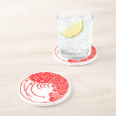 Languste Sandstein Untersetzer (Seite)