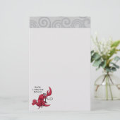 Languste-Tanz Briefpapier (Stehend Vorderseite)