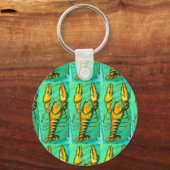 Langusten-Grüner Schlüsselanhänger (Vorderseite)