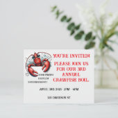 Langusten/Hummer-Designer Postkarte (Stehend Vorderseite)