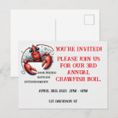 Langusten/Hummer-Designer Postkarte (Vorne/Hinten)