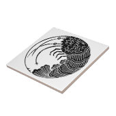 Langusten-Kreis Tiles Fliese (Seite)