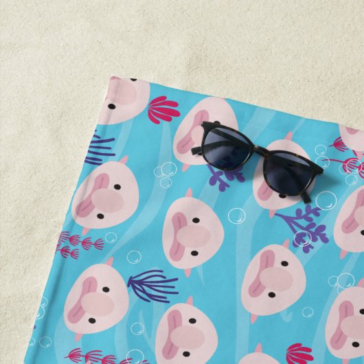 Langusten Strandtuch (Beispiel)