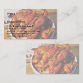 Langusten Visitenkarte (Vorne/Hinten)