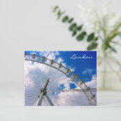 Langweifenauge Postkarte (Stehend Vorderseite)