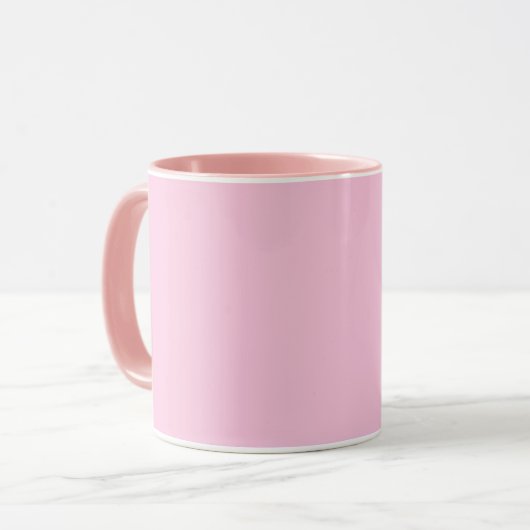 Langweilig Rosa Tasse (Vorderseite Links)