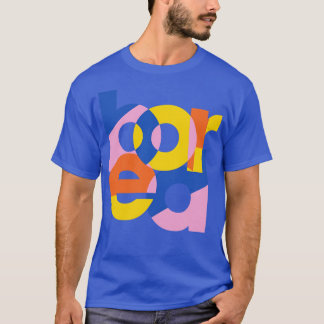 langweilige minimalistische Typografie T-Shirt