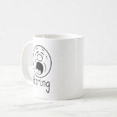 Langweiliges Kaffeetasse (Vorderseite Links)
