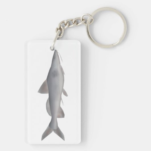 Langweißfisch Schlüsselanhänger (Rückseite)