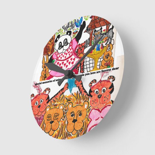 Lani Clock Runde Wanduhr (Winkel)