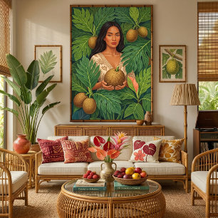 Lani im Brotfrucht-Leinwanddruck Leinwanddruck