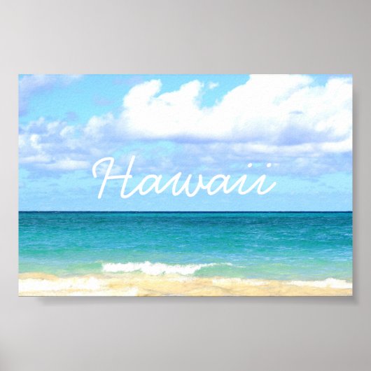 Lani kai Beach in Hawaii Poster (Vorne)