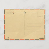 Laniakea Beach Oahu Hawaii Watercolor Vulkan Postkarte (Rückseite)