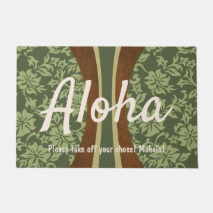 Laniakea Hawaiian Faux Holz-Surfbrett Aloha Fußmatte