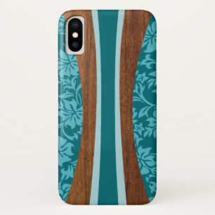 Laniakea Hawaiian Imitats WoodSurfboard iPhone X Hülle