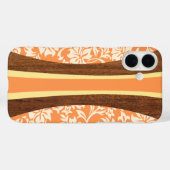 Laniakea Hawaiian Imitats WoodSurfboard in Orange Case-Mate iPhone Hülle (Rückseite (Horizontal))