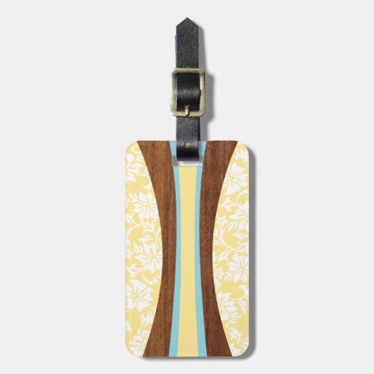 Laniakea Hawaiian Surfboard Gepäckanhänger (Vorderseite vertikal)