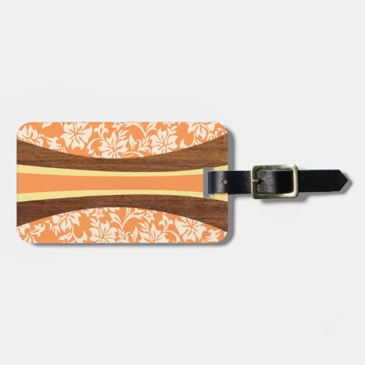 Laniakea Hawaiian Surfboard Gepäckanhänger (Vorderseite horizontal)