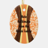 Laniakea Hawaiian Surfboard Ornament (Hinten)