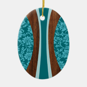 Laniakea Hawaiian Surfboard Weihnachtsbaumanhänger Keramikornament