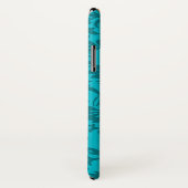 Laniakea hawaiisches Imitat-hölzernes Surfbrett Case-Mate iPhone Hülle (Hinten/Rechts)