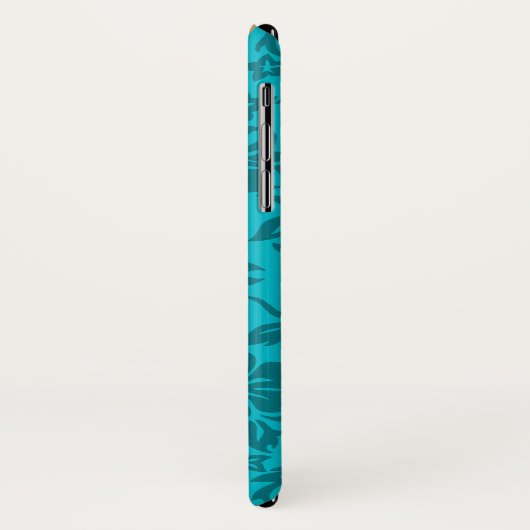 Laniakea hawaiisches Imitat-hölzernes Surfbrett Case-Mate iPhone Hülle (Hinten/Links)