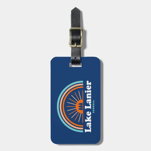Lanier Georgia Rainbow Gepäckanhänger (Vorderseite vertikal)