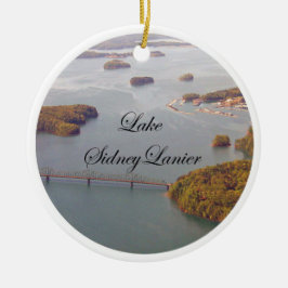 Lanier See, Lanier Georgia See, Lanier Lake Keramik Ornament