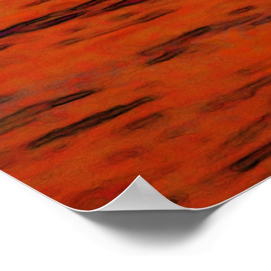 Lanier Sunset Poster (Ecke)