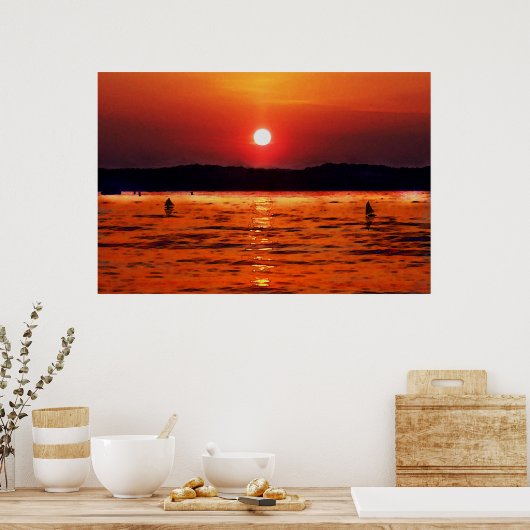 Lanier Sunset Poster (Küche)