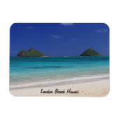 Lanikai Beach Hawaii Magnet (Horizontal)