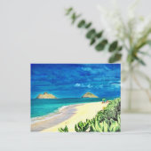 Lanikai, Hawai'i Postkarte (Stehend Vorderseite)