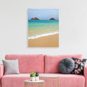 Lanikai Mokuluas Leinwanddruck (Insitu (Wohnzimmer))
