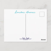 Lanikai Sunrise Postkarte (Rückseite)