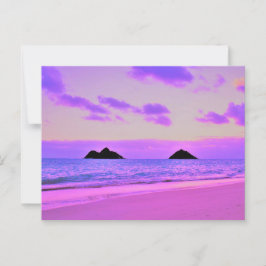 Lanikai Sunrise Postkarte
