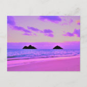 Lanikai Sunrise Postkarte (Vorderseite)