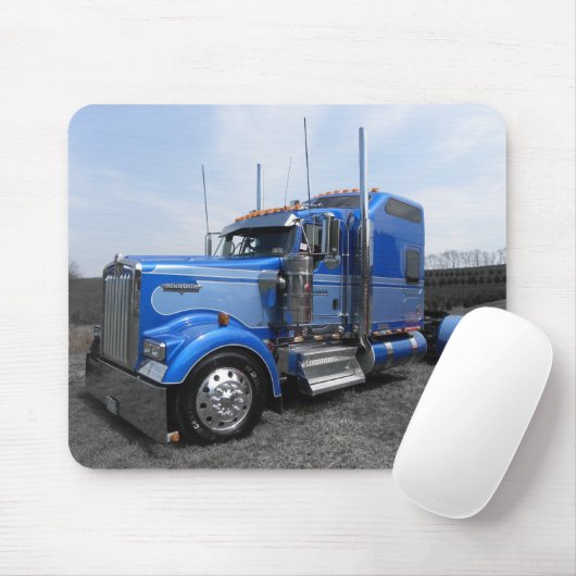 Lanita blaues Kenworth Mousepad (Mit Mouse)