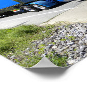 Lanita Blue W900L Vorhang Poster (Ecke)