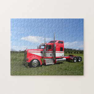 Lanita rotes Kenworth Puzzlespiel Puzzle