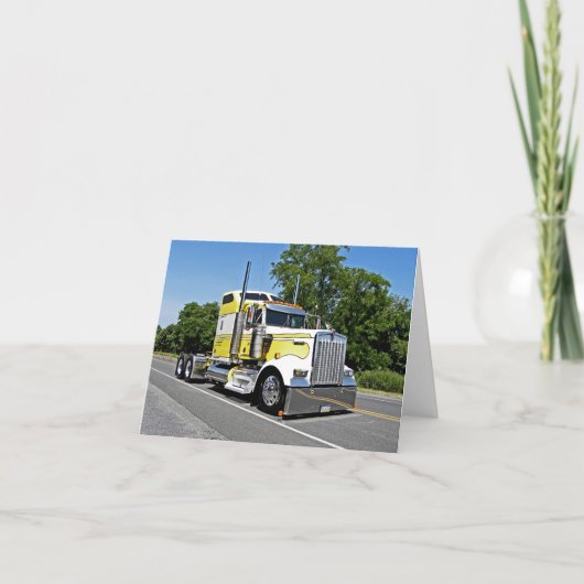 Lanita Yellow W900L Note Card Karte (Vorderseite)