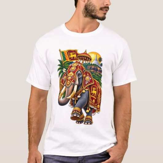 LANKORA ELEFANT T-Shirt (Vorderseite)