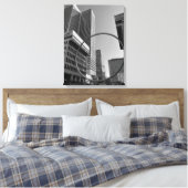 L'Anneau oder The Ring, Skulptur in Montreal Kanad Leinwanddruck (Insitu (Schlafzimmer))